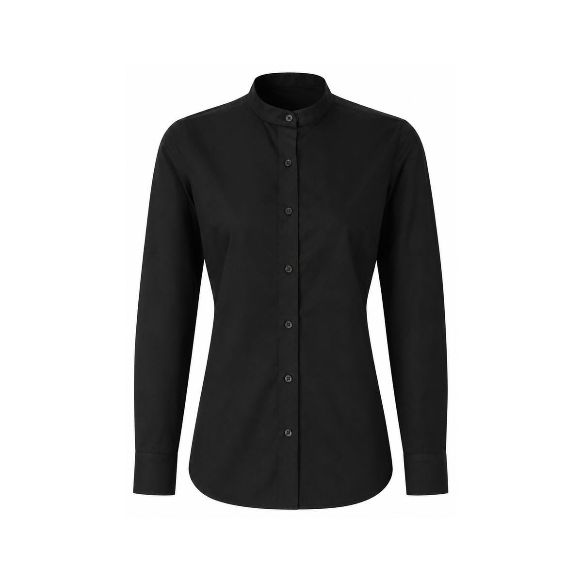 Women's PREMIER Mandarin collar professional shirt back view