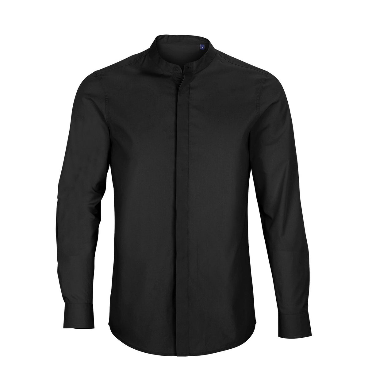 Men's NEOBLU Mao collar professional shirt back view