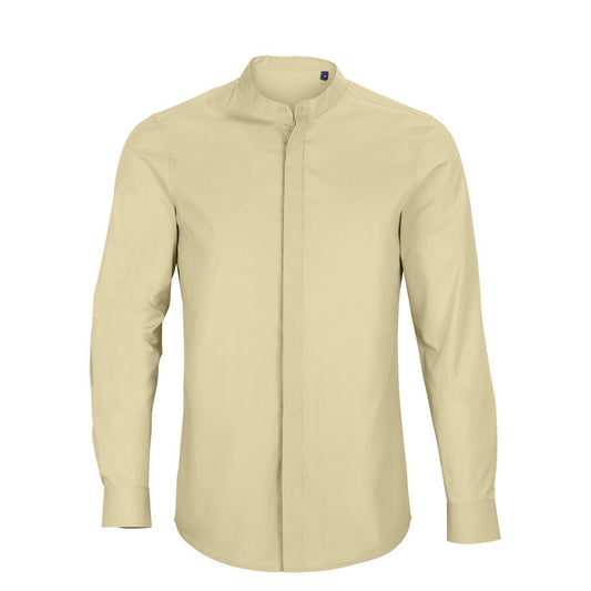 Men's NEOBLU Mao collar professional shirt front view