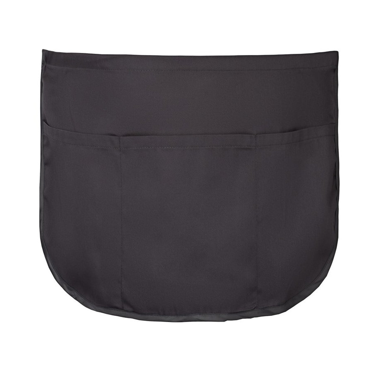 Black short waist service apron
