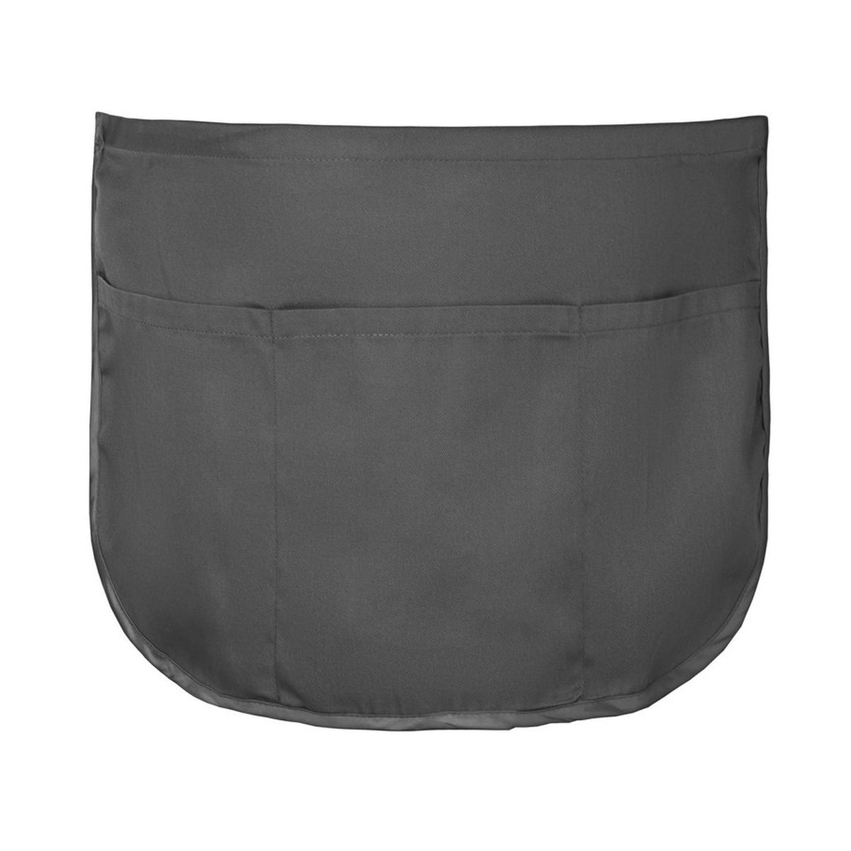 Grey short waist service apron