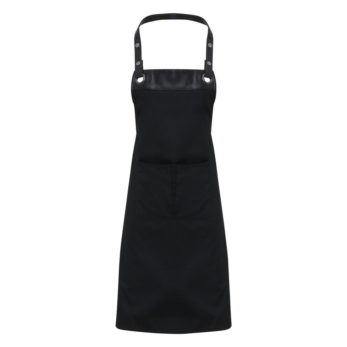 Professional bib apron with pocket back view