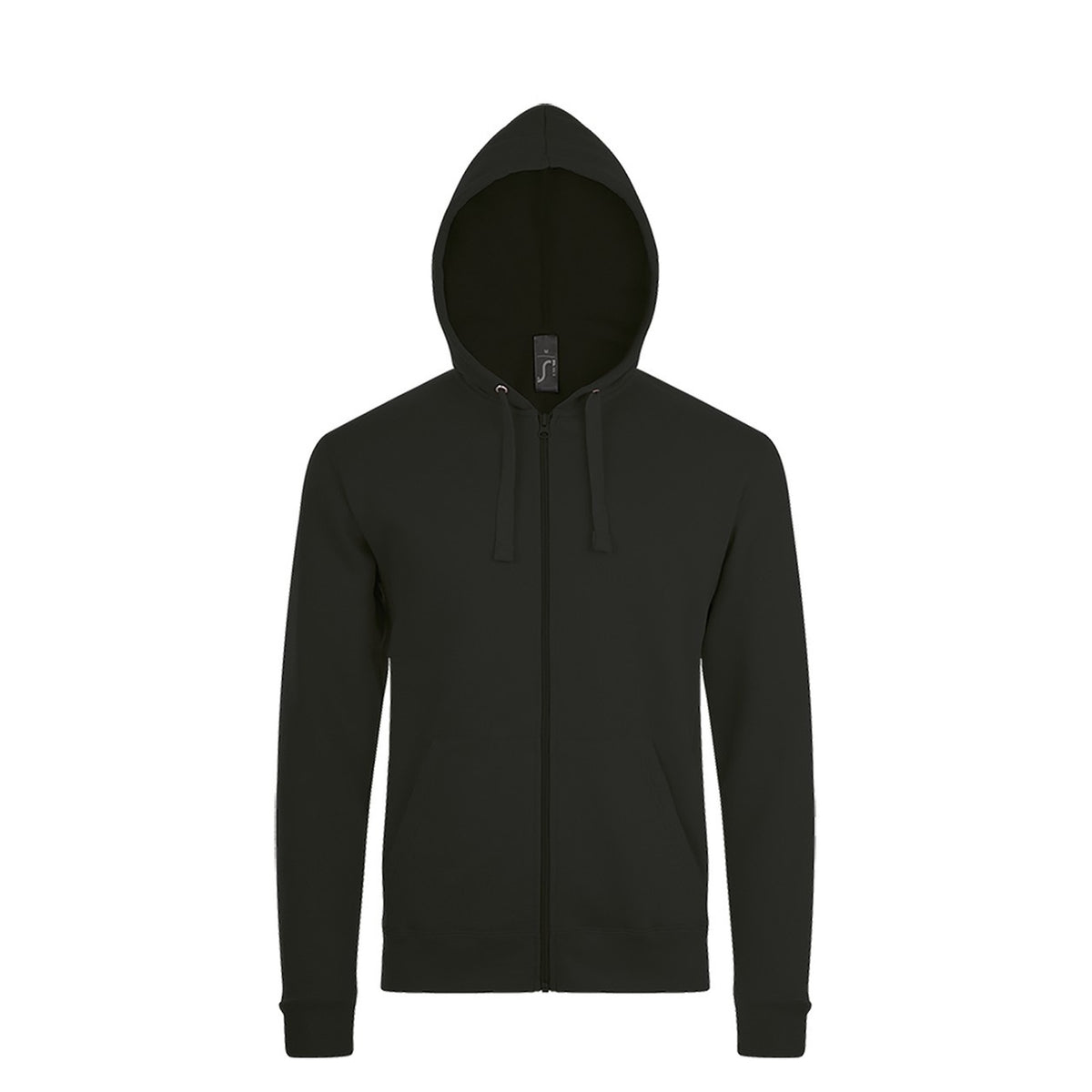 Unisex SOL'S zip-up hoodie professional workwear back view