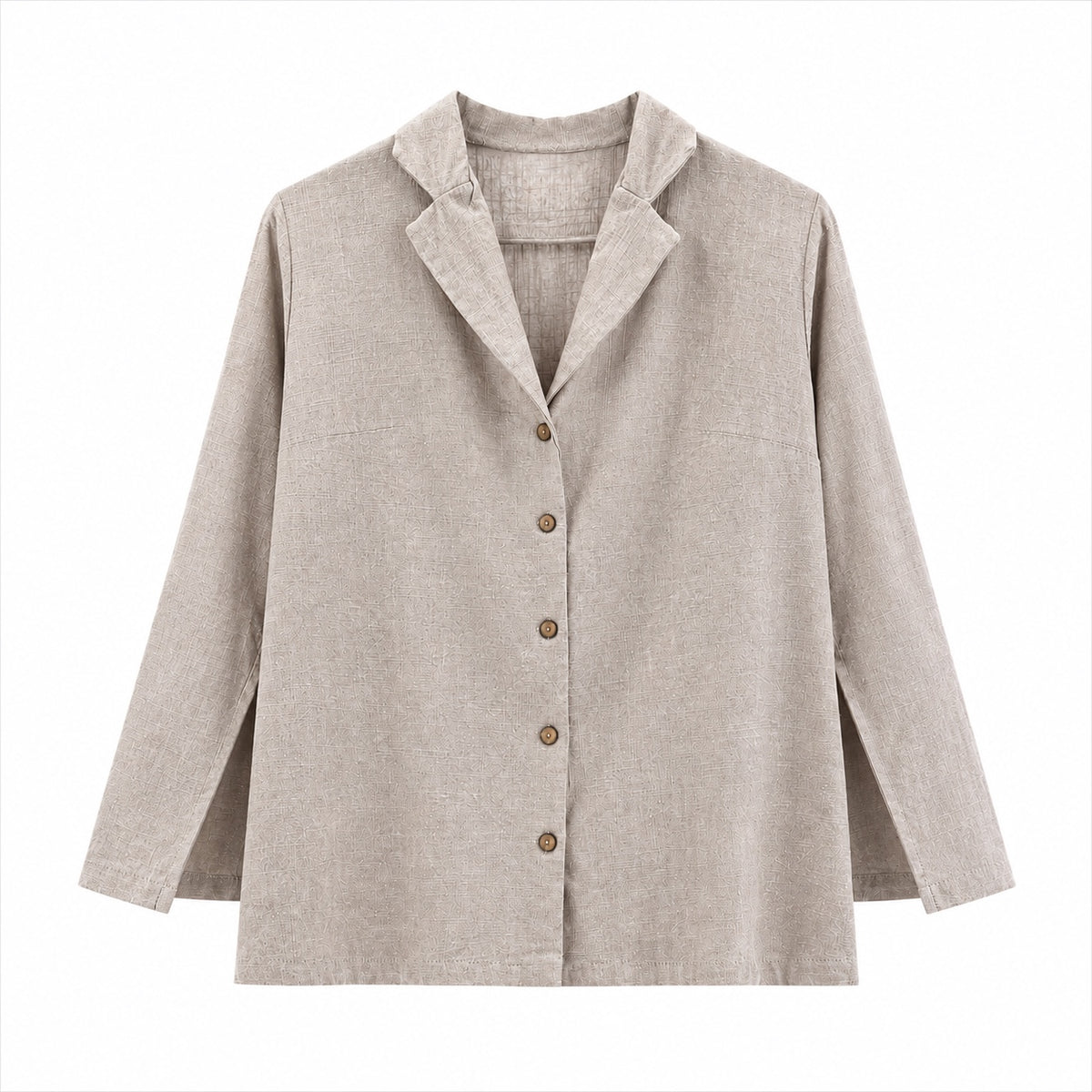 Linen hospitality blazer