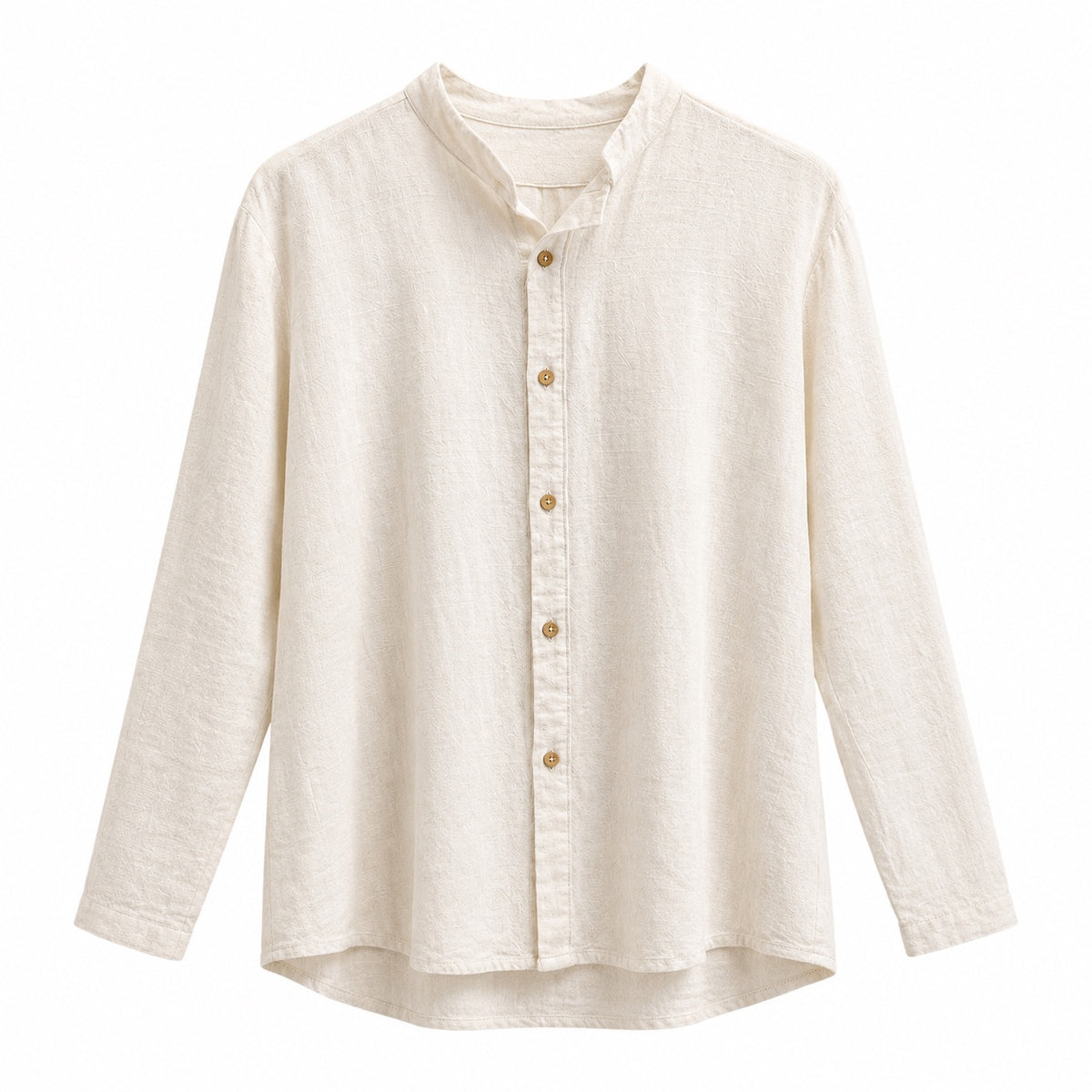 Linen hospitality long sleeve shirt