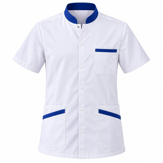 Men's poplin doctor physiotherapist pharmacist nurse jacket