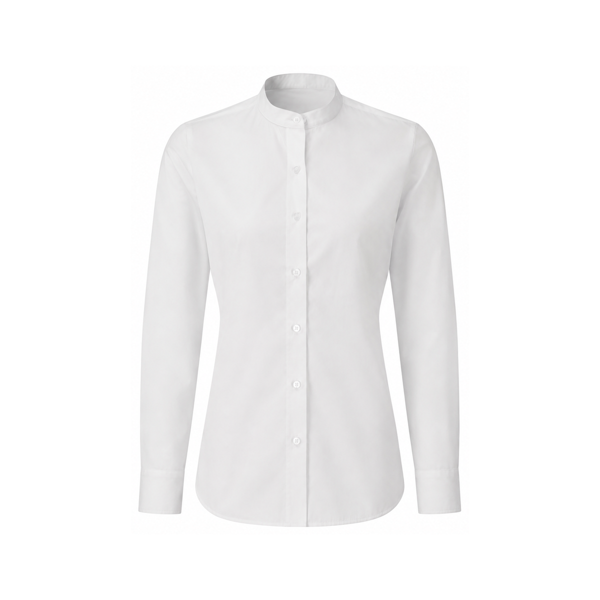 Women's PREMIER Mandarin collar shirt 115 g front view