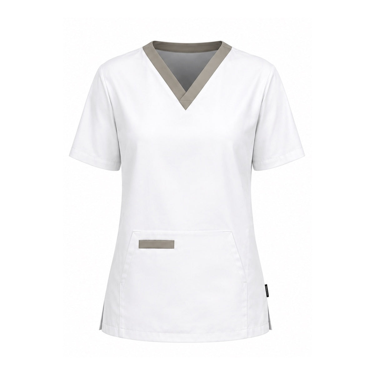 Women's bamboo medical nurse tunic front